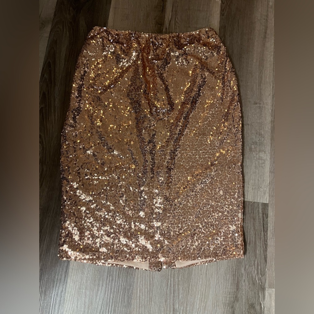 Sequin Brown Skirt